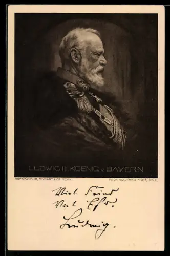 AK Bildnis König Ludwig III.