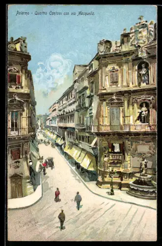 AK Palermo, Quattro Cantoni con Via Macqueda
