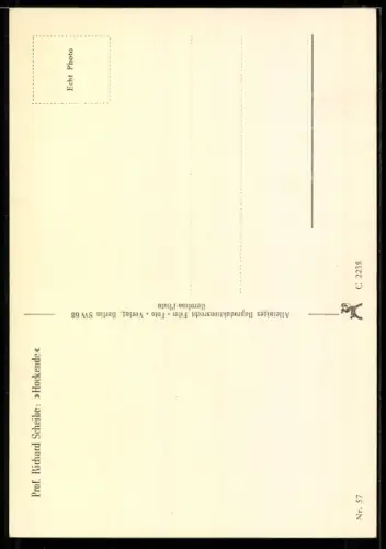 AK Skulptur Hockende von R. Scheibe