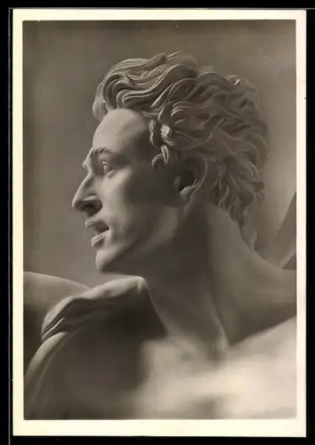 Künstler-AK Arno Breker: Kopf des Apoll, Ausschnitt Apoll und Daphne