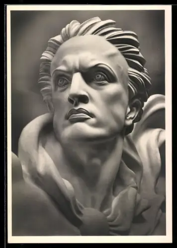 Künstler-AK Arno Breker: Kopf der Skulptur Der Wächter