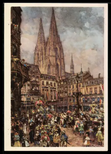 AK Kölner Karneval, Festumzug