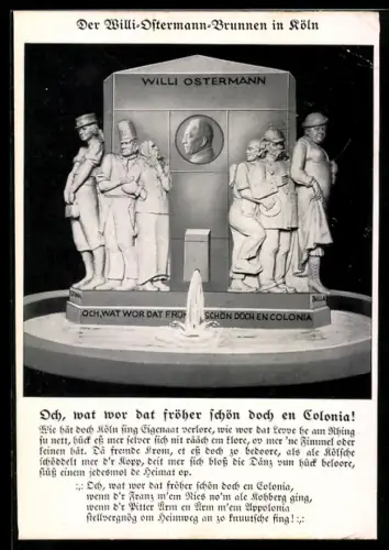 AK Köln, Willi-Ostermann-Brunnen