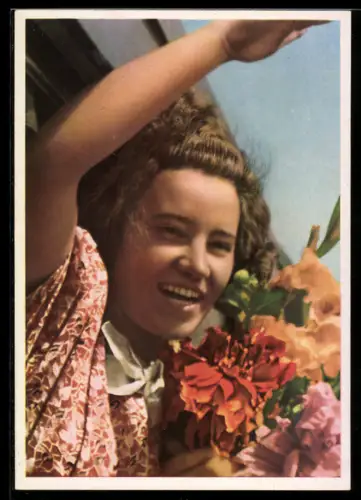 AK Die Jugend der Welt will den Frieden, Glückliche deutsche Jugend