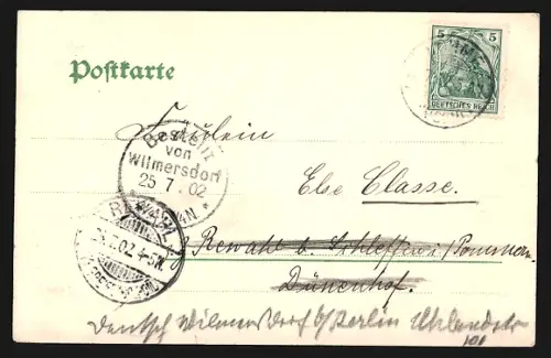 AK Lohme /Rügen, Totalansicht mit Strandpartie