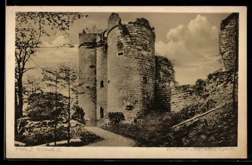 AK Neu-Dahn /Pfälz. Schweiz, Burgruine