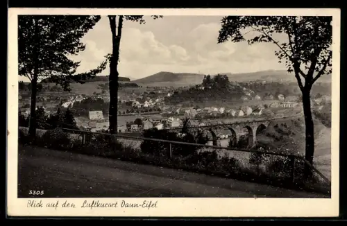 AK Daun /Eifel, Blick auf den Ort