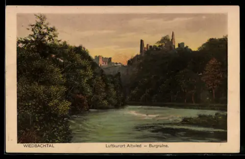 AK Altwied /Wiedbachtal, Burgruine