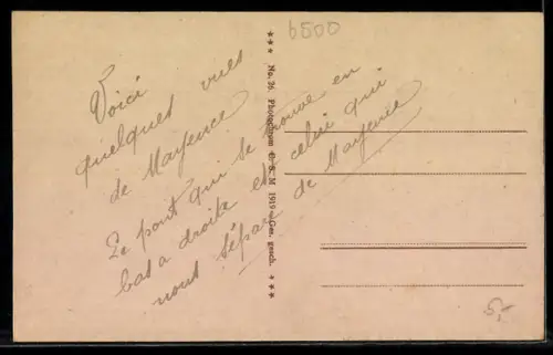 AK Mainz, Rheinansicht, Dom, Strassenbrücke, Gutenbergsplatz