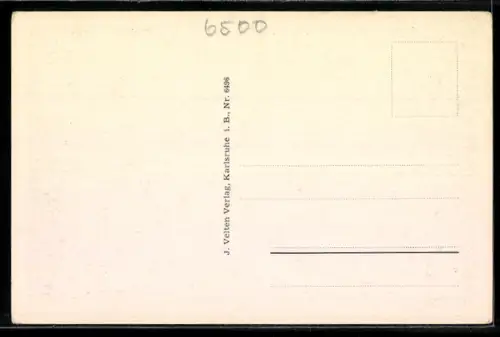AK Mainz, Höfchen, Dom, Strassenbahn, Denkmal