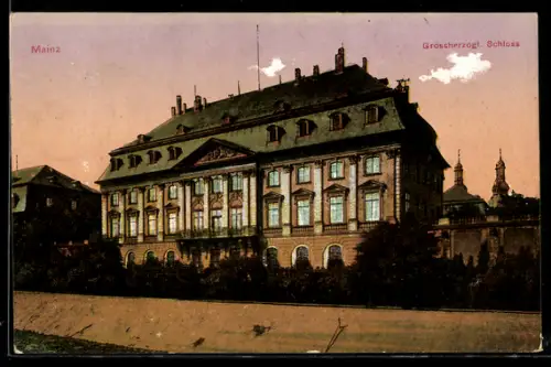 AK Mainz, Grossherzogl. Schloss
