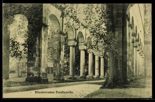 AK Paulinzelle, Klosterruine