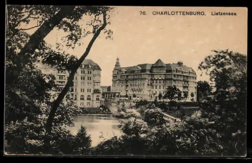 AK Berlin-Charlottenburg, Lietzensee
