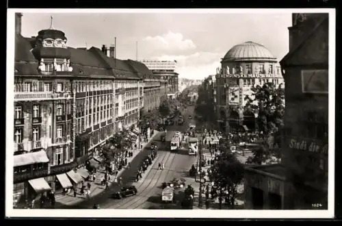 AK Berlin, Saarlandstrasse mit Haus Vaterland
