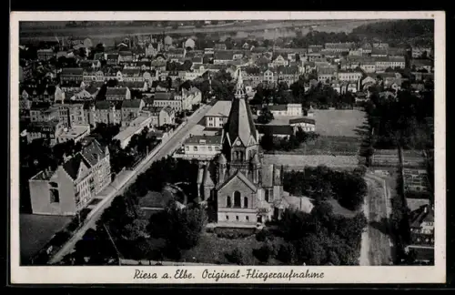 AK Riesa, Fliegeraufnahme