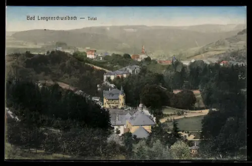 AK Bad Langenschwalbach, Totalansicht auf den Ort