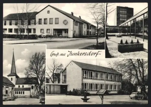 AK Junkersdorf, Kirche, Partie im Ort