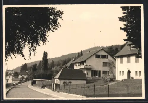 AK Freiburg im Breisgau, Wohnhäuser am Hang