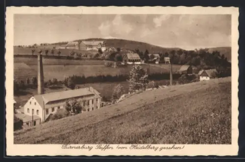 AK Seiffen, Turnerburg, Blick von Heidelberg