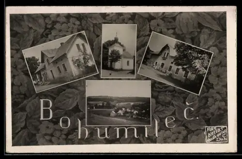 AK Cesky Dub, Bohumilec, Kostel Hostinec