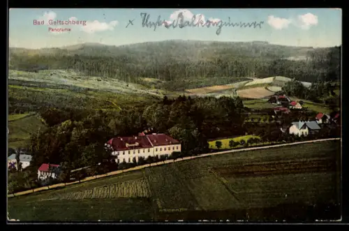 AK Bad Geltschberg, Panorama