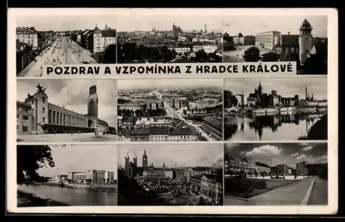 AK Hradec Králové, Námesti, Panorama