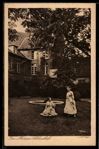 AK Moers, Partie im Schlosshof Moers