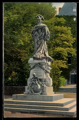 AK Moers, Monument Kurfürstin Henriette