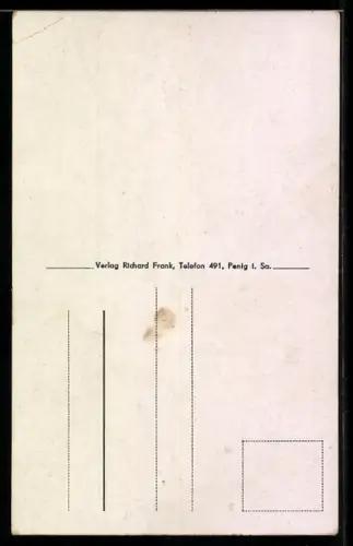 AK Rochsburg, Brückenpartie mit Schloss Rochsburg