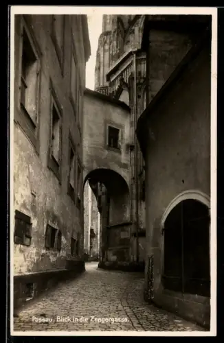 AK Passau, Blick in die Zengergasse