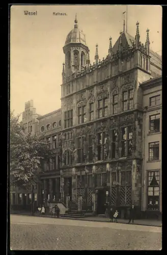 AK Wesel, Partie am Rathaus