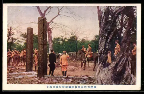 AK Japanische Kavallerie auf dem Marsch