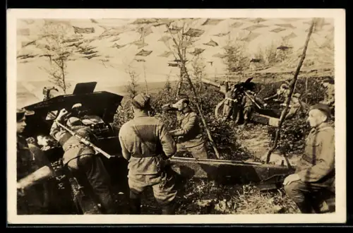 Foto-AK Tschechische Soldaten 1951