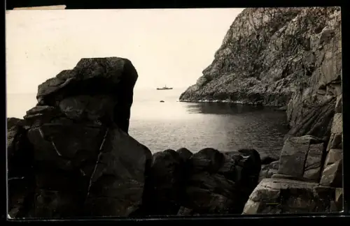 AK Mölle /Kullen, Bucht aus der Vogelschau