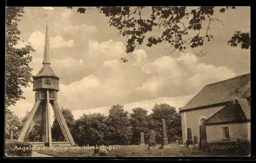 AK Angelstad, Kyrka och klockstapel