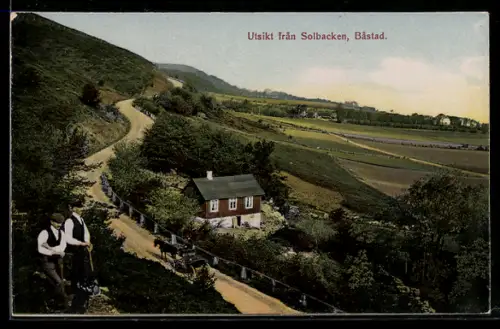 AK Bastad, Utsikt fran Solbacken