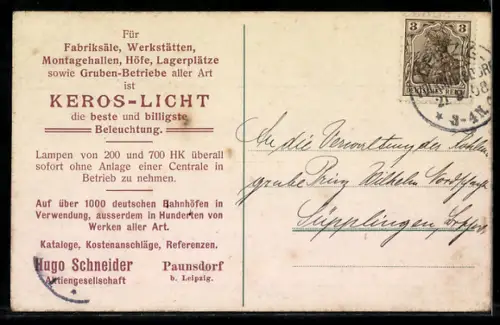 AK Leipzig, Neues Rathaus mit Strassenbahn