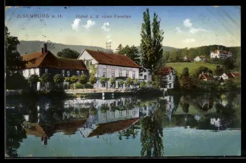AK Ilsenburg a. H., Hotel zu den roten Forellen