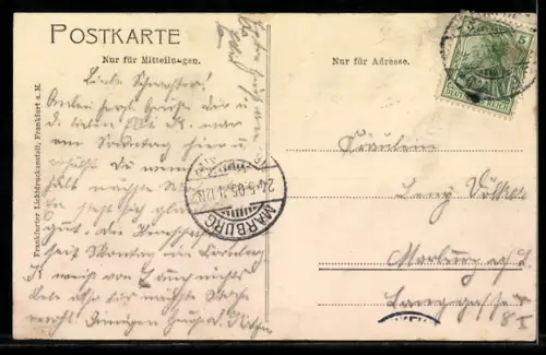 AK Alt-Frankfurt, Blick zum Rathaus