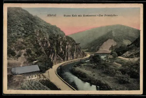 AK Ahrtal, Bunte Kuh mit Restaurant Zur Felsidylle