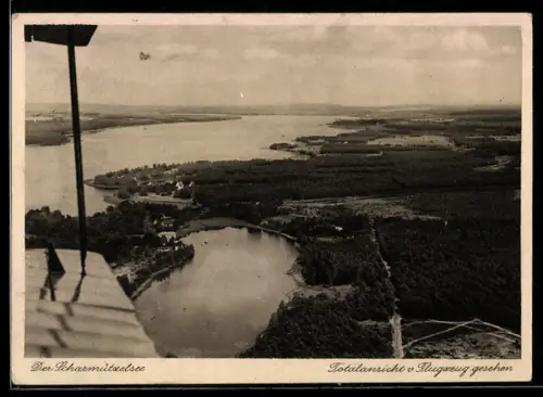AK Scharmützelsee, Totalansicht aus Flugzeug