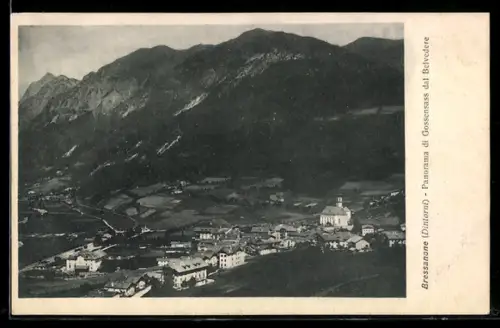 AK Bressanone /Dintorni, Panorama di Gossensass dal Belvedere
