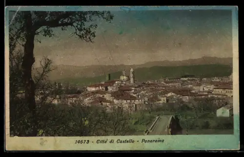AK Città di Castello, Panorama della città con colline sullo sfondo