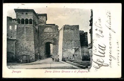 AK Perugia, Porta Urbica Etrusca o di Augusta