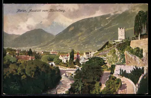 AK Meran, Aussicht vom Küchelberg