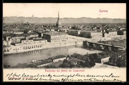 AK Torino, Panorama dal Monte dei Cappuccini