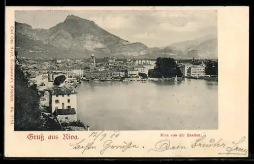 AK Riva del Garda, Vista dalla Bastione sul lago di Garda