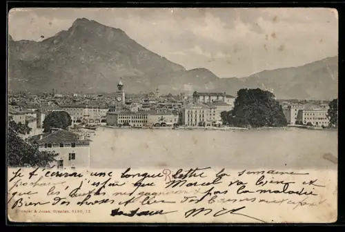 AK Riva, Vista panoramica della città e del lago di Lugano