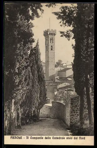 AK Fiesole, Il Campanile della Cattedrale visto dal Nord