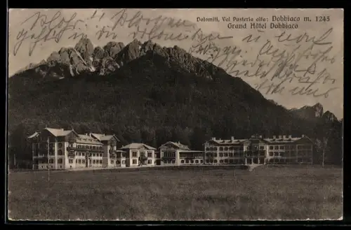 AK Dobbiaco, Grand Hôtel Dobbiaco ai piedi delle Dolomiti nella Val Pusteria alta